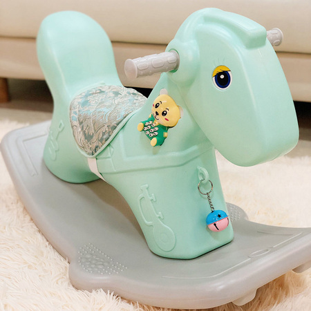 9成新 搖搖馬室內木馬兒童塑料小玩具